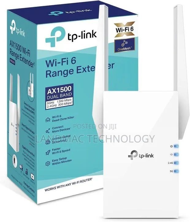 Tp-Link Re505x Wifi-6 Range Extender · Photo 1