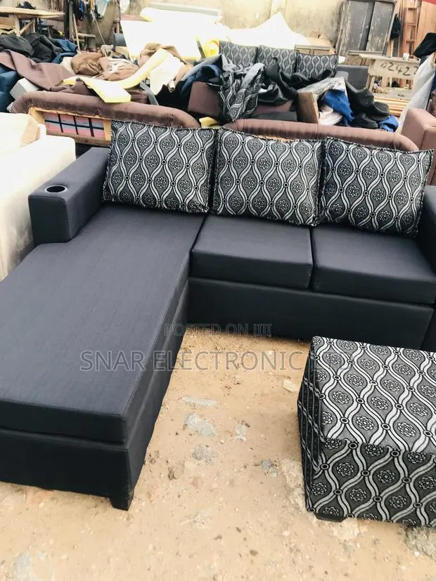 Cute L Shape Sofas Plus Table · Photo 1