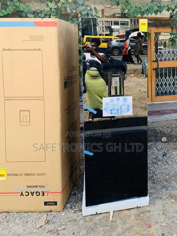 Newest Update Legacy 311l Is a Double-Door, Bottom-Freezer Black · Photo 1