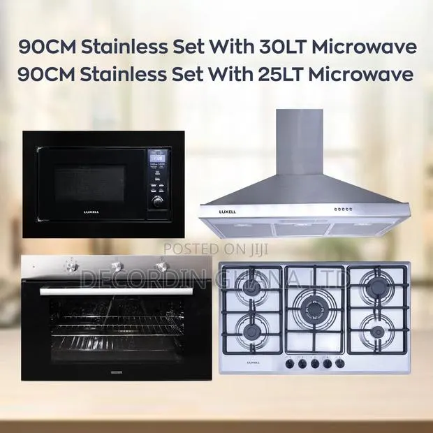 90cm Stainless Steel Set With 25L Microwave · Photo 1