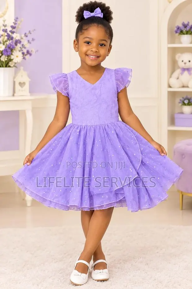 Nice Straight Dress for Baby Girls 4 to 5years