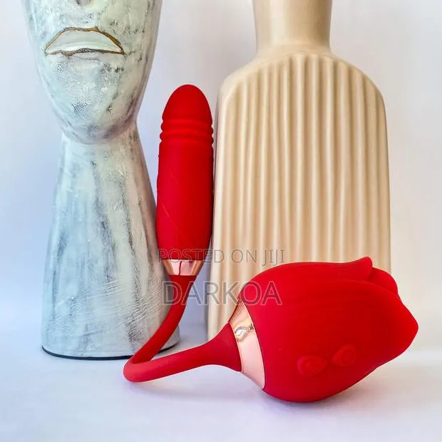 2 in 1 Thrusting Rose Vibrator · Photo 1