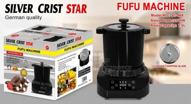Silver Crist Star Fufu Swallow Maker · Photo 1
