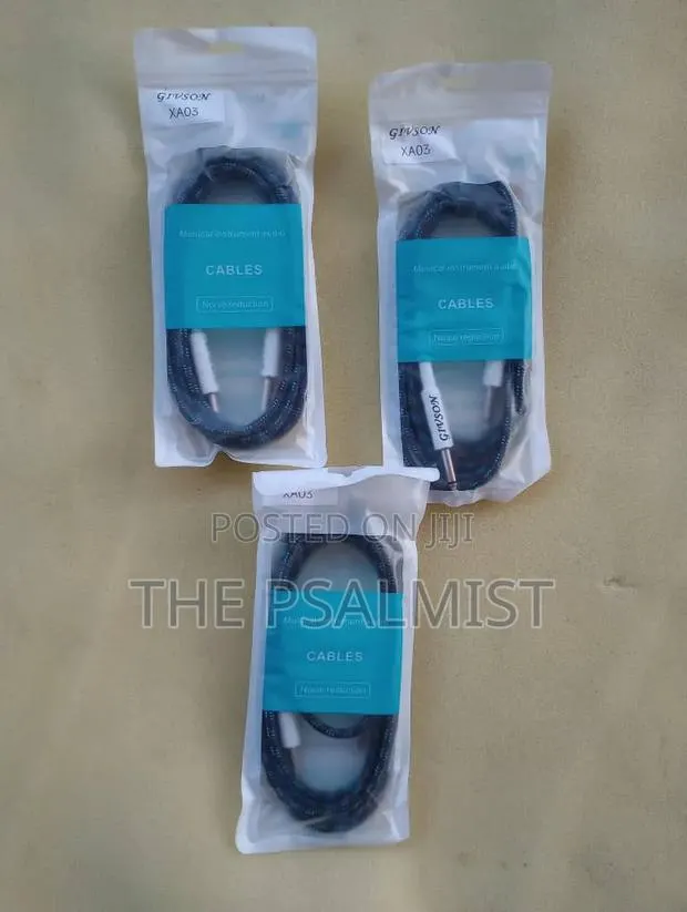 Givson XA 03 Musical Instruments Audio Original Jack to Jack Cables · Photo 1
