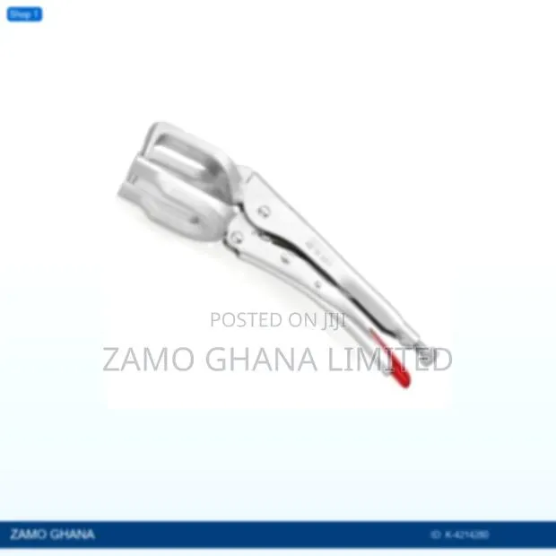 Welding Grip Locking Plier 280mm Jaw Open Silver With Adju - K- · Photo 1