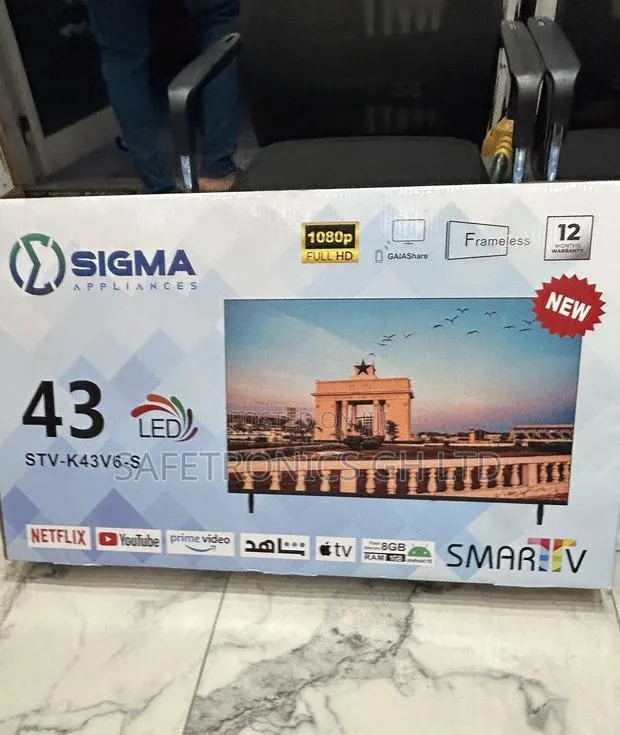 Call or Text for 43 Inch Android Led Smart Full Hd Sigma Sig-K43v6-S · Photo 1