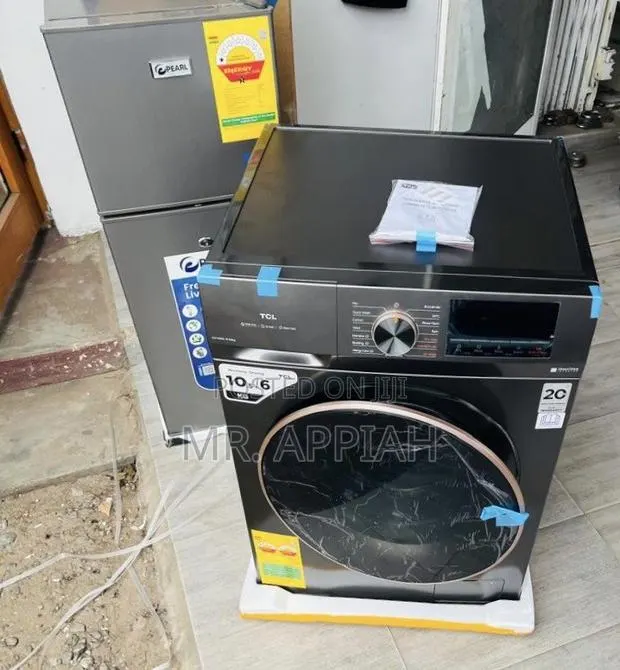 Extremely Durable TCL 10.5kg Front Load Washing Machine(Gray) · Photo 1