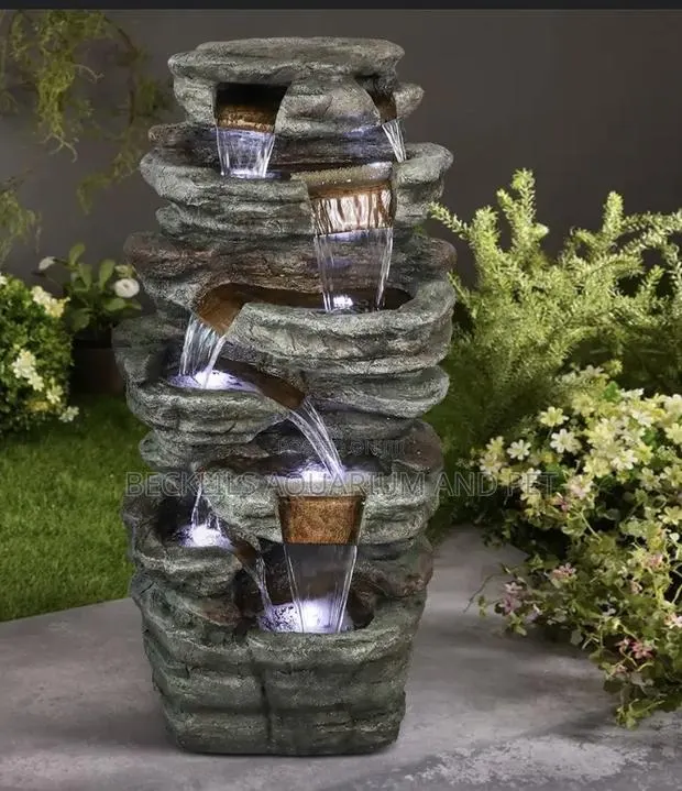 Ultra Morden 4 N 5 Tie Fountain With Led Light · Photo 1