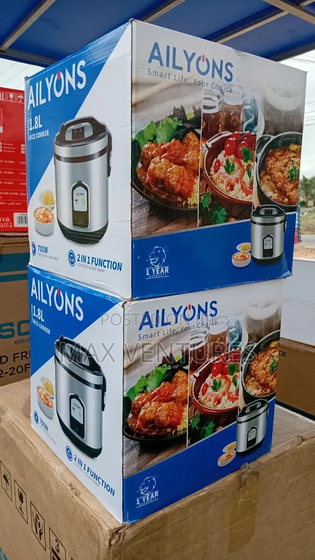 Ailyons 1.8L Rice Cooker 2in1 Multipurpose Cooker 1.8L · Photo 1