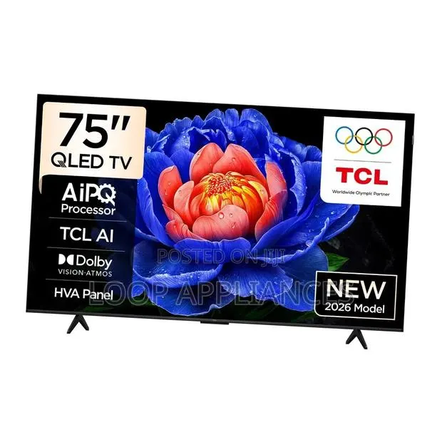 New 75 Inch TCL Smart Android 75T6D 2026 Qled Television · Photo 1