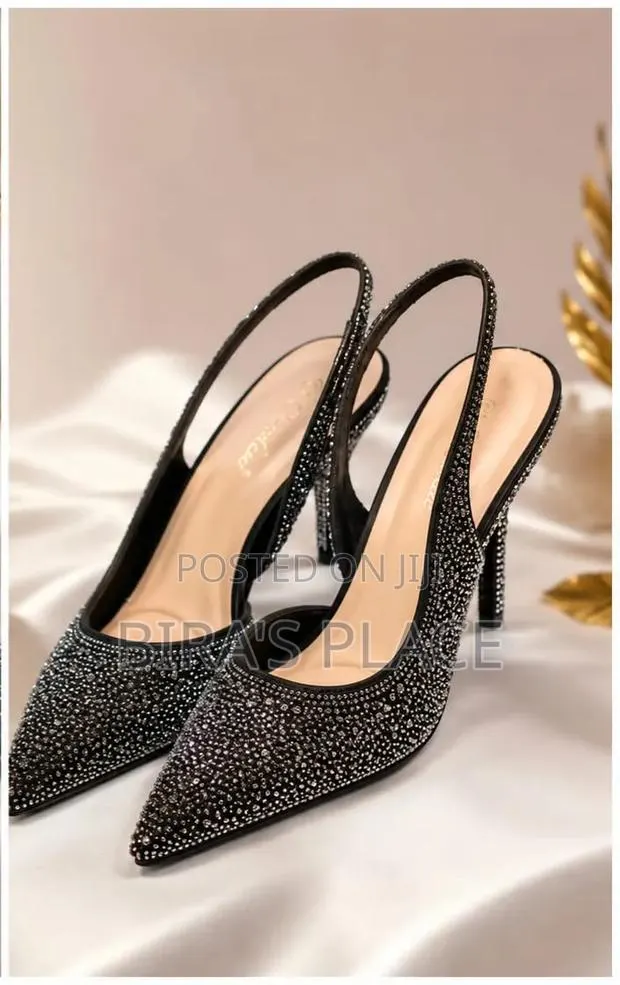 Bedazzled Slingback Heels · Photo 1