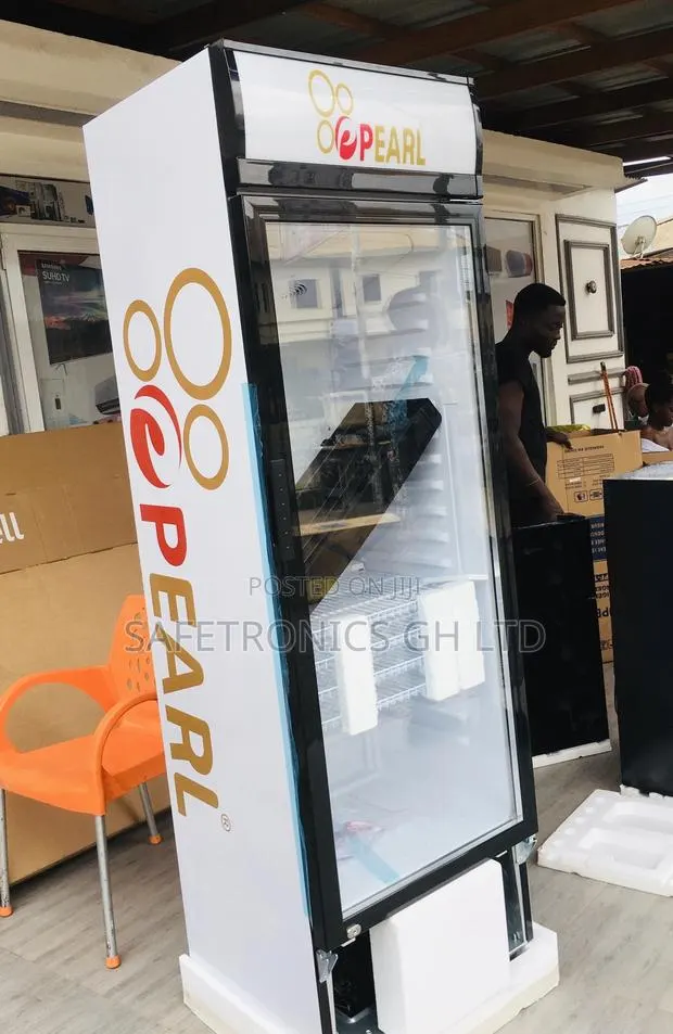 Singledoor Electric Pearl Glass PVC-424-2b Fridge Display · Photo 1
