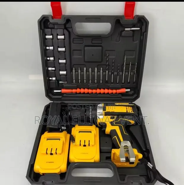 Cordless Drill and Screw Set Machine ( 2 Lithium Batteries) · Photo 1