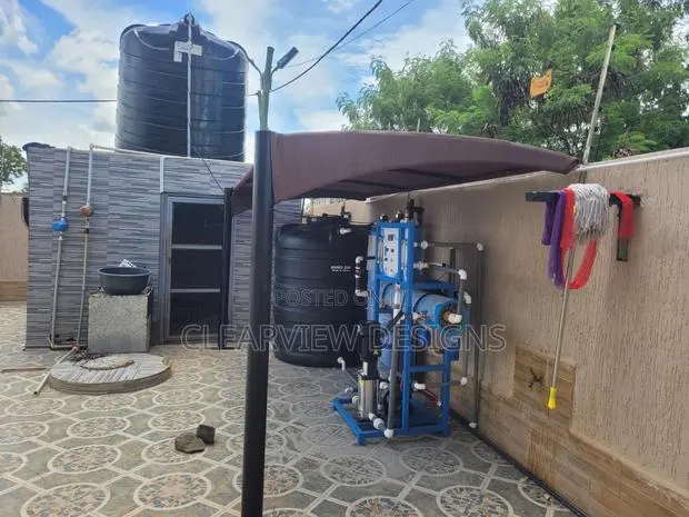 Custom Steel Shade for Water Tank Water Pump Installation · Photo 1