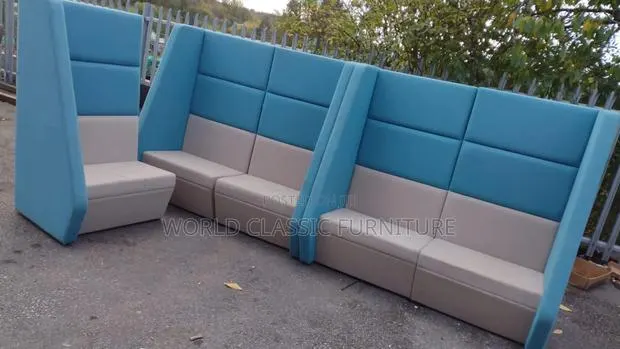 Modern High-Back Modular Booth Sofa · Photo 2