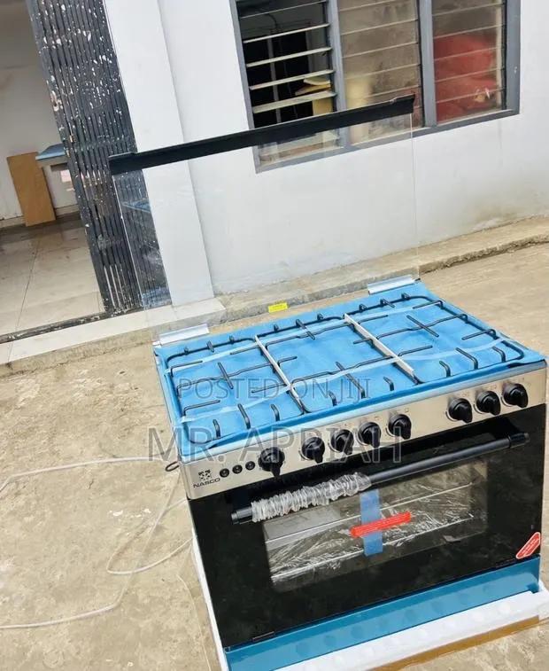 Super Durable Nasco 5 Gas Cooker With Grill(Stainless Steel) · Photo 1