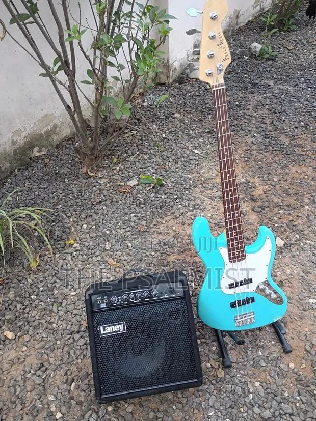 PhotoGenic JB- 240 4strings Bass Guitar Laney Richter RB2 Bass Combo · Photo 1