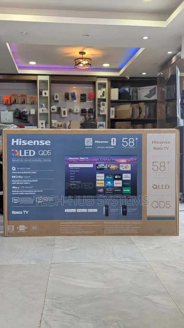 Hisense - 58" Class QD50 Hi-Qled Series 4K UHD Smart Roku TV (2026) · Photo 1