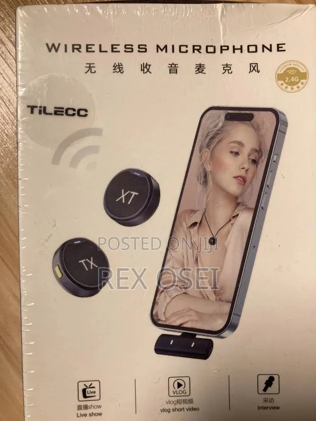 Magnet Wireless Microphone for iPhone and Type C · Photo 1