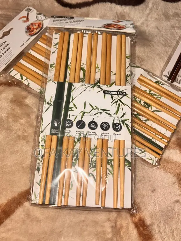 10 Pairs Pack Chop Sticks Set · Photo 1