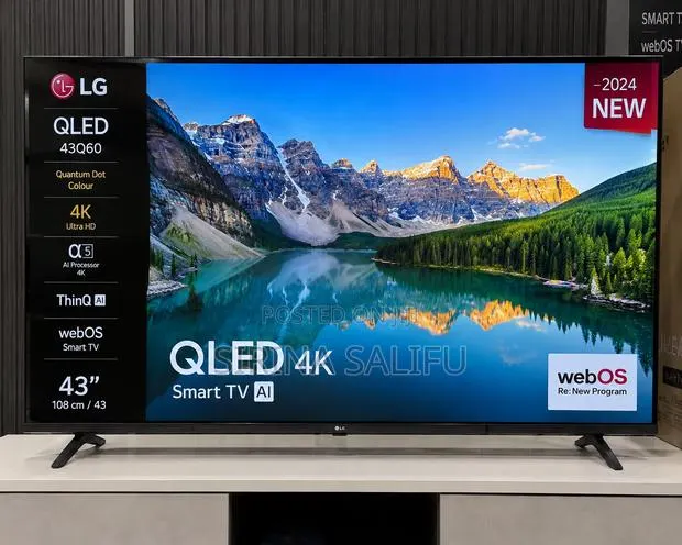 Brand New Frameless Smart TVS 32 43 55 60 Inches Ultra Hd Wifi · Photo 1