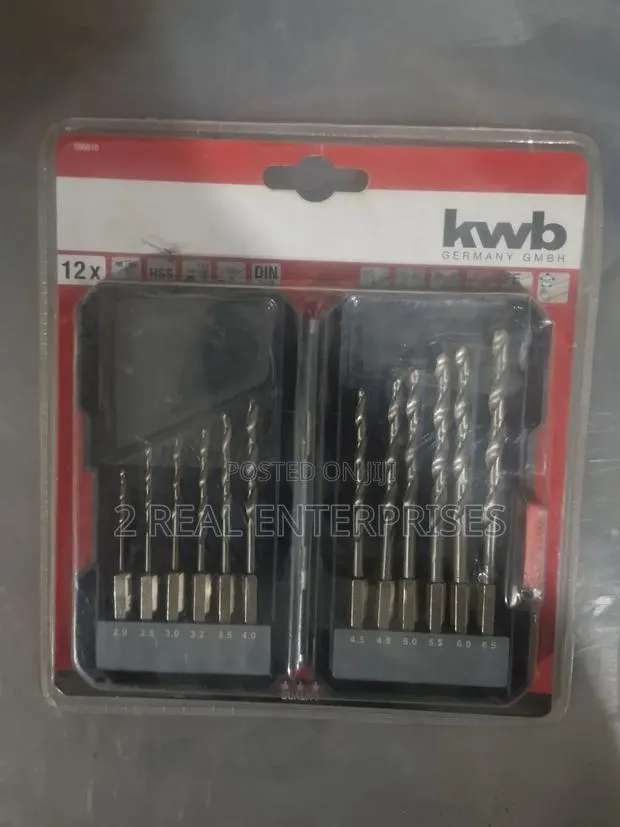 KWB Germany HSS Metal Drill Bit Set 12-Piece (108810) · Photo 1