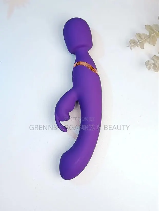 3in1 Purple Wand Massager Rabbit G-Spot Vibrator USB Rechargeable · Photo 1
