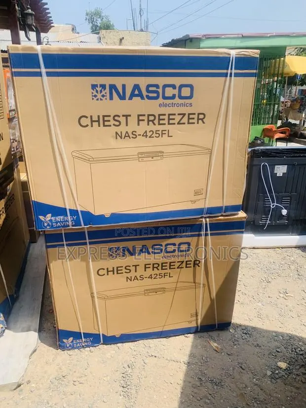 Brand New Black NASCO-318-LTRS-CHEST-FREEZER-NAS-425FL-G · Photo 1