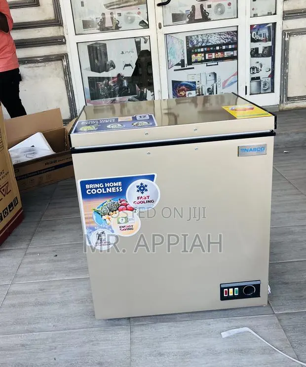 Order Affordable Nasco 138l Single Door Freezer(Gold)Nas-175fl) · Photo 1