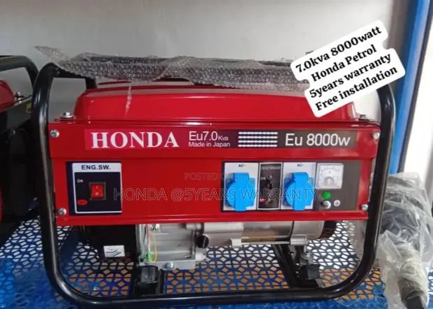 The Energy Honda 7.0kva 8000watt Petrol Generator 7.0kva · Photo 1