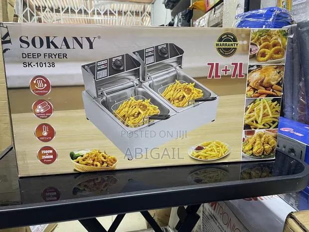 Sokany 7L+7L Deep Fryer · Photo 1