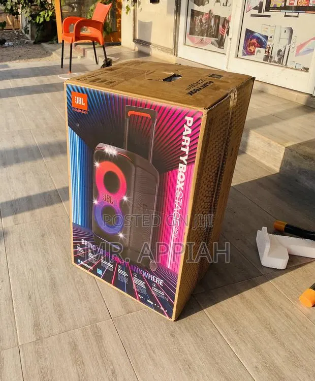 Premium Original JBL Party Box 320 Speaker(Black) · Photo 1
