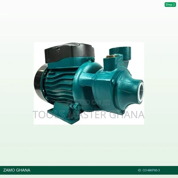 0.5hp Peripheral End-Suction Water Pump Cast Iron 0.37w 2 - Co-Mkp60-3 · Photo 1