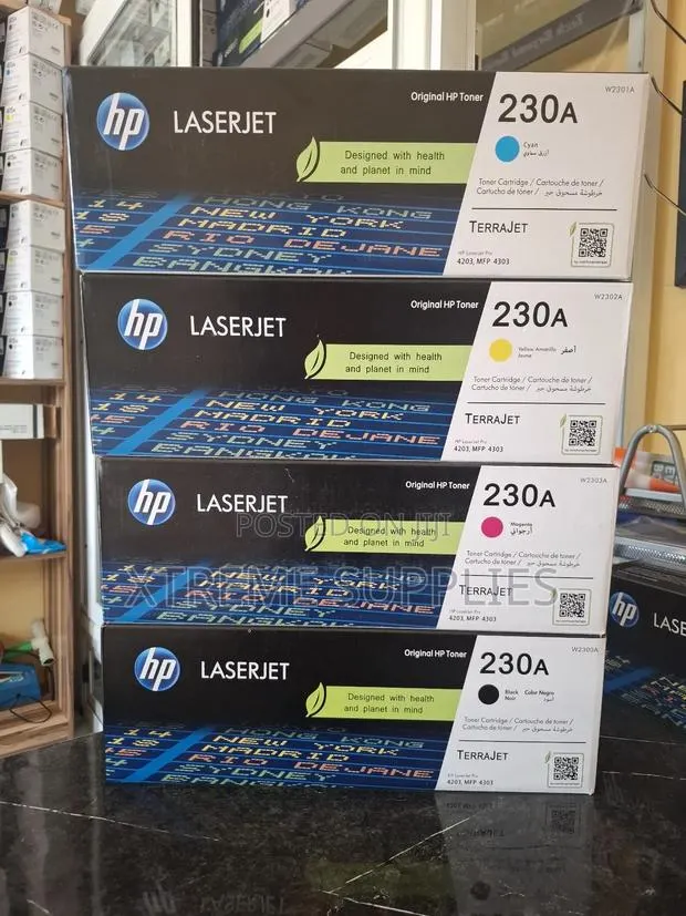 HP 230a Toner Cartridge Colors · Photo 1