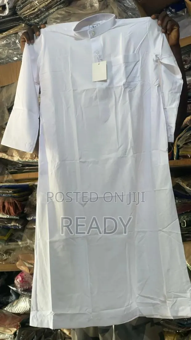 Kids Jalabiya and Scarf Robe (White Set) · Photo 1
