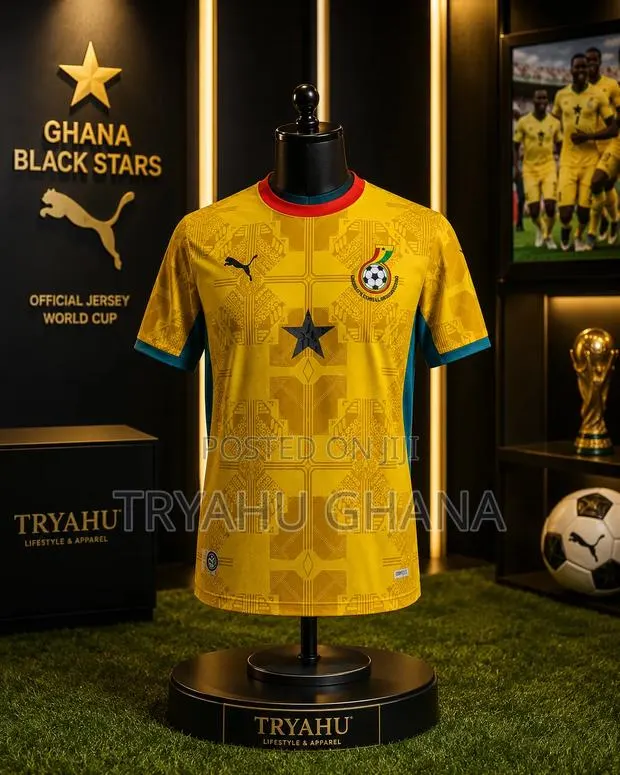 Ghana Football Shirt 2026 – Comfortable Athletic Fit-Tryahu Store · Photo 1