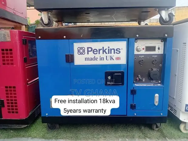 18kVA Perkins Single Phase Diesel Genset – Efficient Power Backup18kva · Photo 1