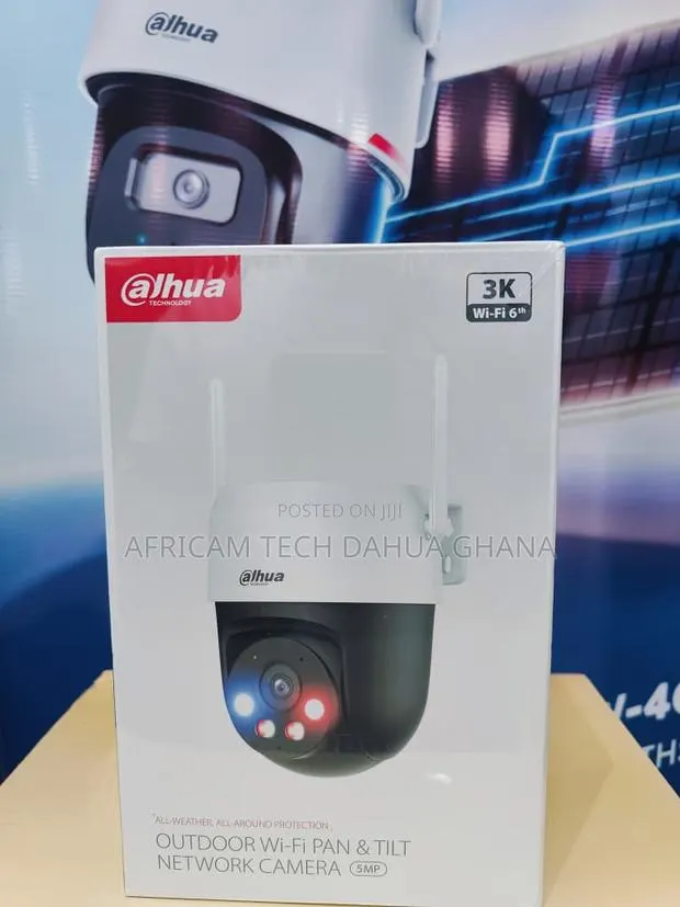 Dahua 3MP Outdoor Fixed-Focal Wi-Fi Pan Tilt Network Camera · Photo 1