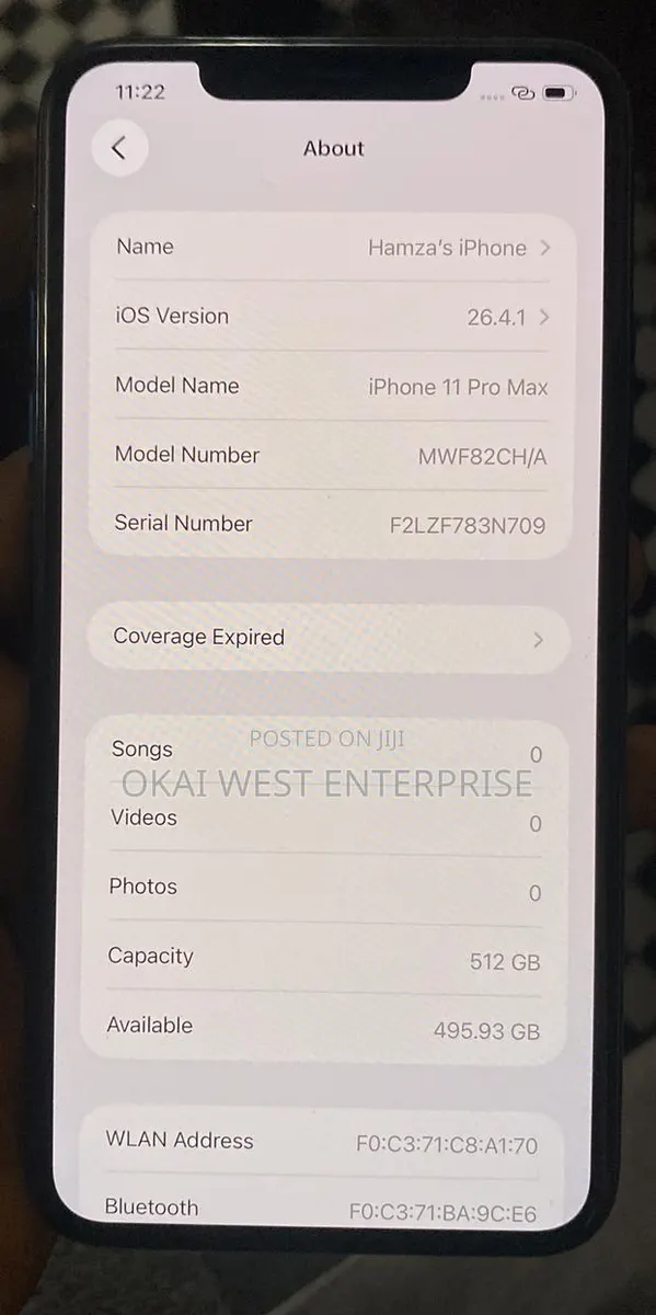 Apple iPhone 11 Pro Max 512 GB Black · Photo 1