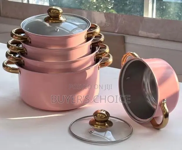 10 PCS Non-Stick Stainless Steel Cookware · Photo 1