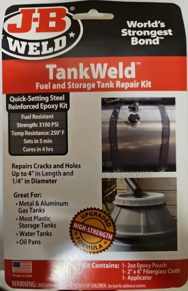 Metal Fuel Tank Repair Kit – Permanent Gas Diesel Tank Repair Epoxy · Photo 1