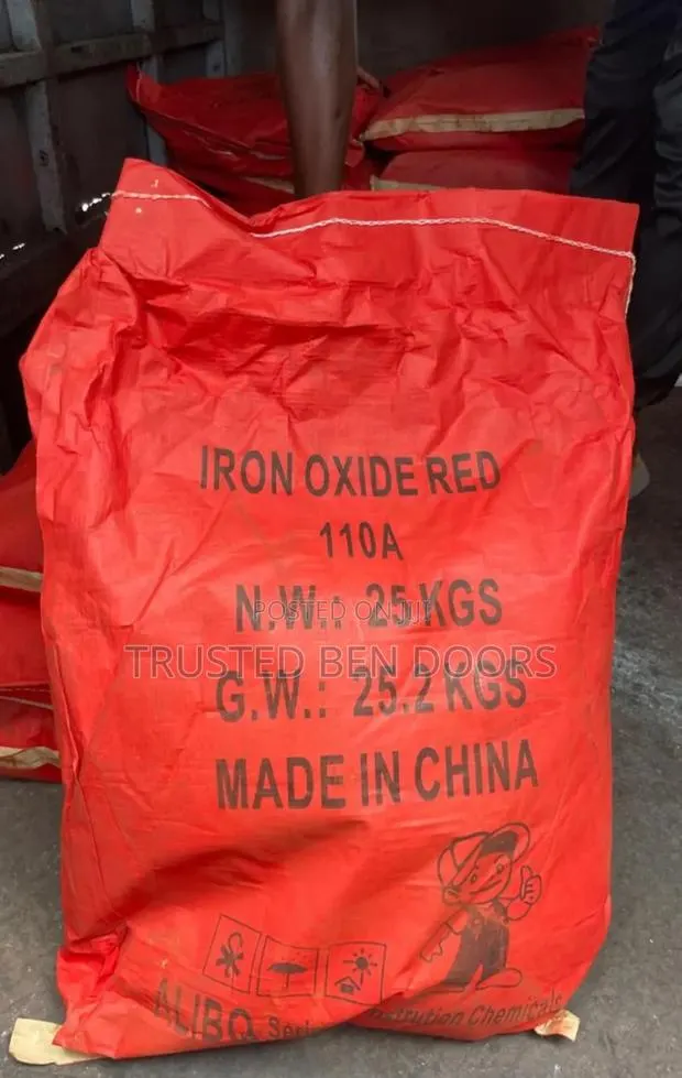 Red Iron Oxide Pigment for Construction and Paint Making · Photo 1