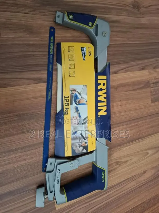 Irwin I-125 High-Tension Hacksaw (Complete W 300mm Bi-Metal BlueBlade · Photo 1