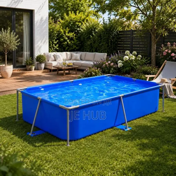 Rectangular Steel Frame Pool · Photo 1