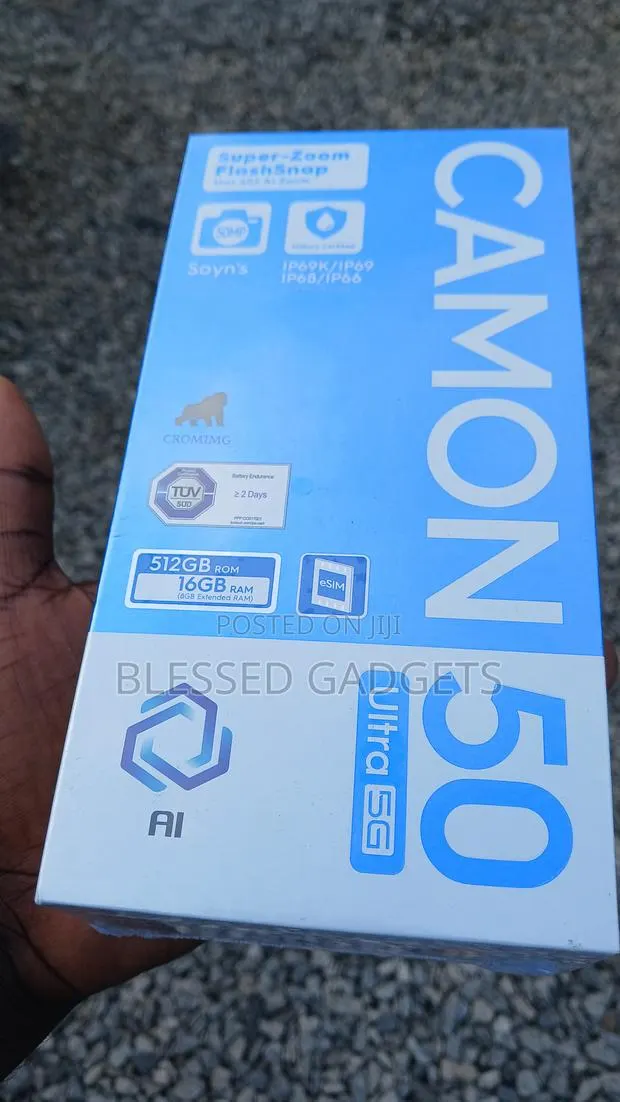 New Tecno Camon 50 Ultra 512 GB Black · Photo 1