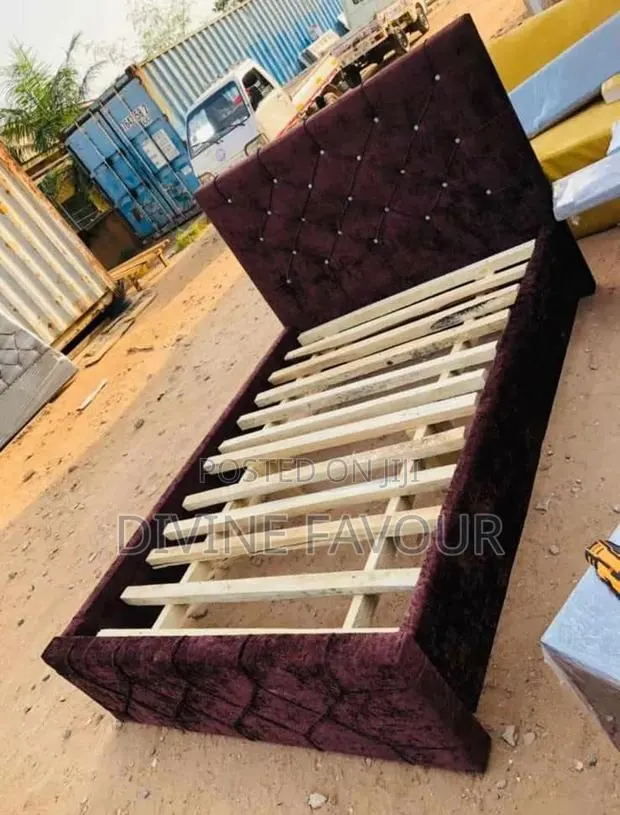 Fabric Double Bed Frame Available · Photo 1