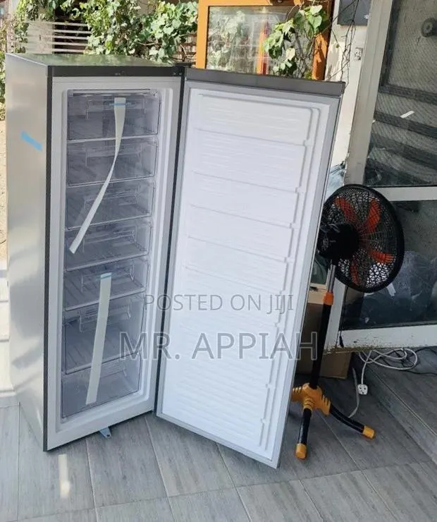 Choose Efficient Pearl Single Door Upright Standing Freezer(Gray). · Photo 1