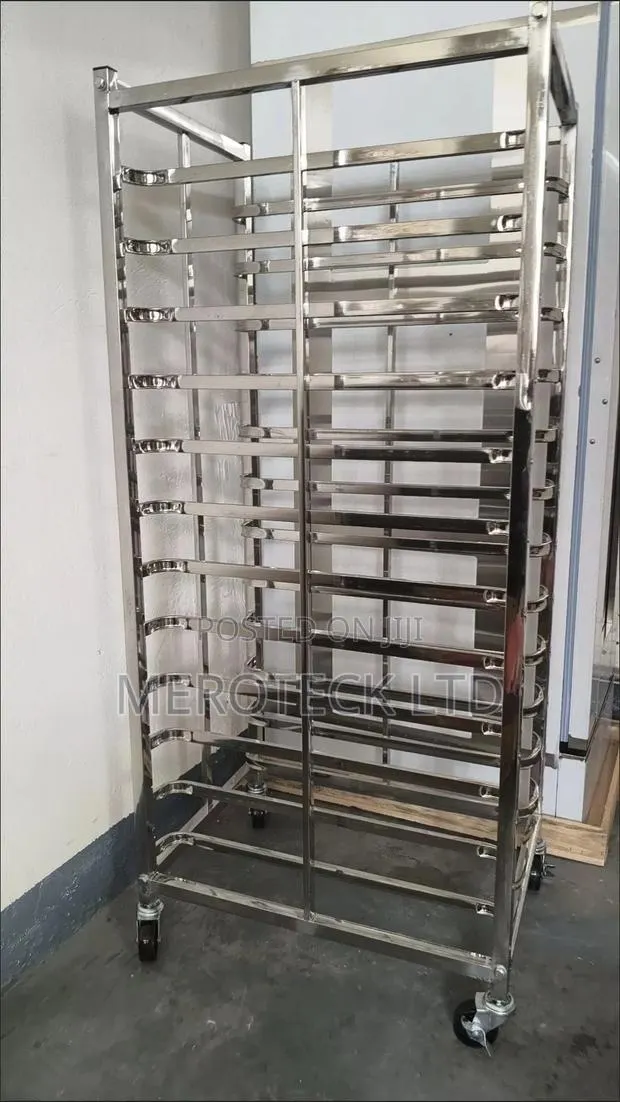 Commercial Stainless Steel Baking Rack Cart · Photo 2