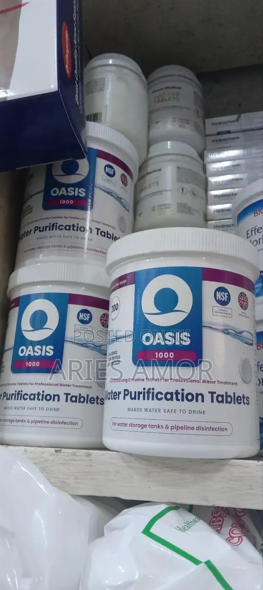 Oasis Water Purification Tables · Photo 1