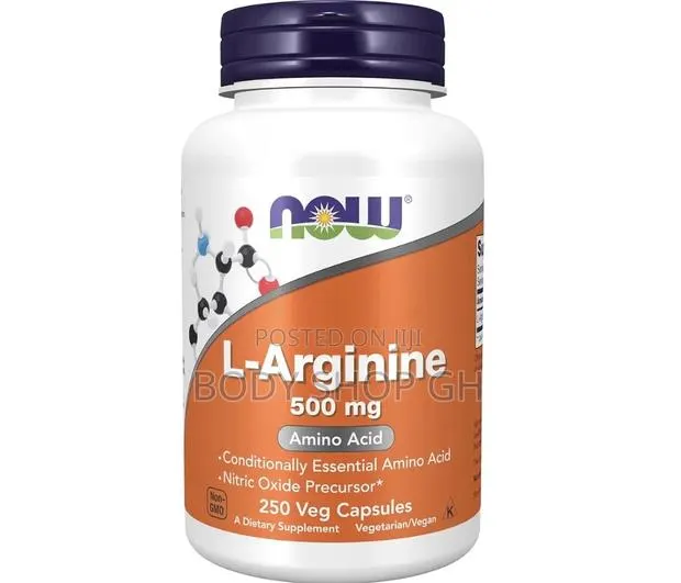 Now Supplements, L-Arginine 500 Mg, Nitric Oxide Precursor 250 Caps · Photo 1